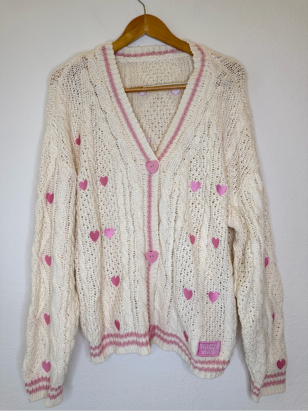 Taylor Swift Lover Cardigan Sweater Cotton XL